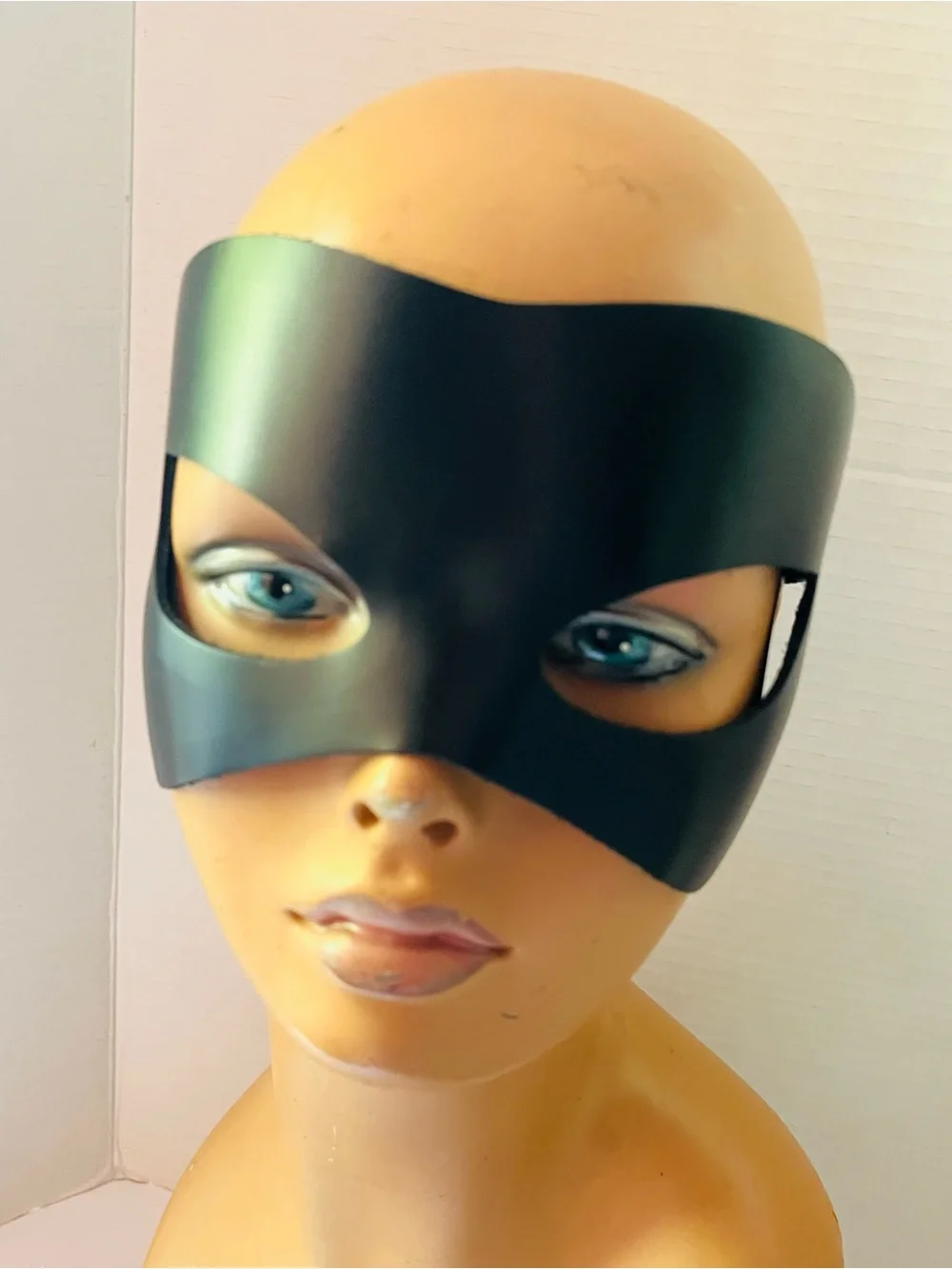 Dr. Harness Leather Domino Mask -NWT